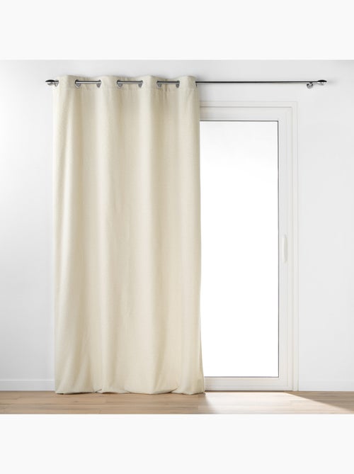 Rideau bouclette à oeillets - Kiabi