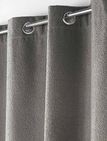 Rideau bouclette à oeillets