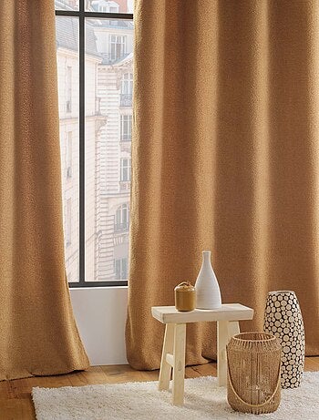 Rideau bouclette à oeillets