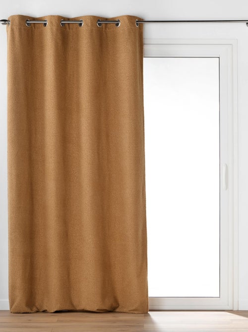 Rideau bouclette à oeillets - Kiabi