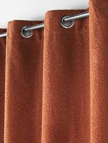 Rideau bouclette à oeillets