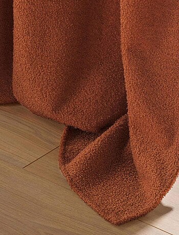 Rideau bouclette à oeillets