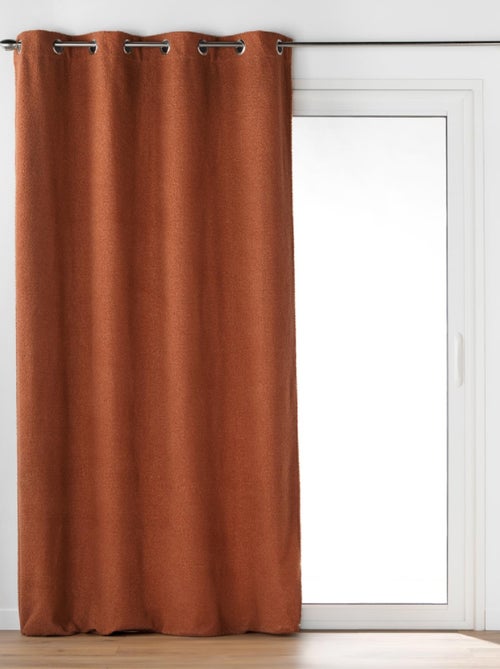 Rideau bouclette à oeillets - Kiabi