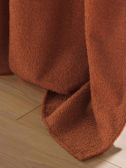 Rideau bouclette à oeillets - Kiabi