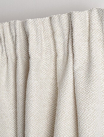 Rideau bouclette galon fronceur