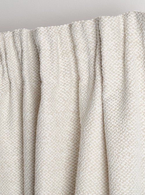 Rideau bouclette galon fronceur - Kiabi