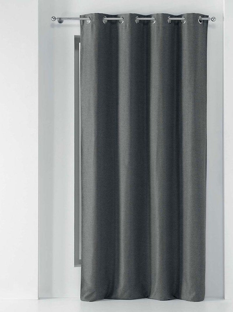 Rideau Chinea gris anthracite - Kiabi