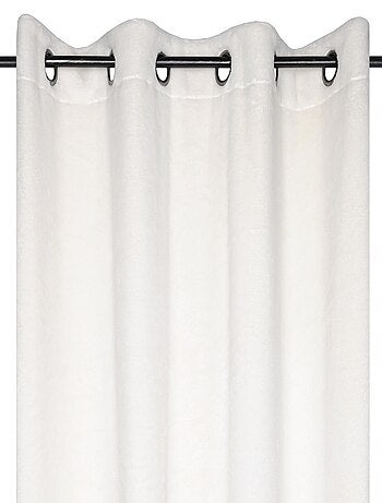 Rideau cocooning en imitation fourrure