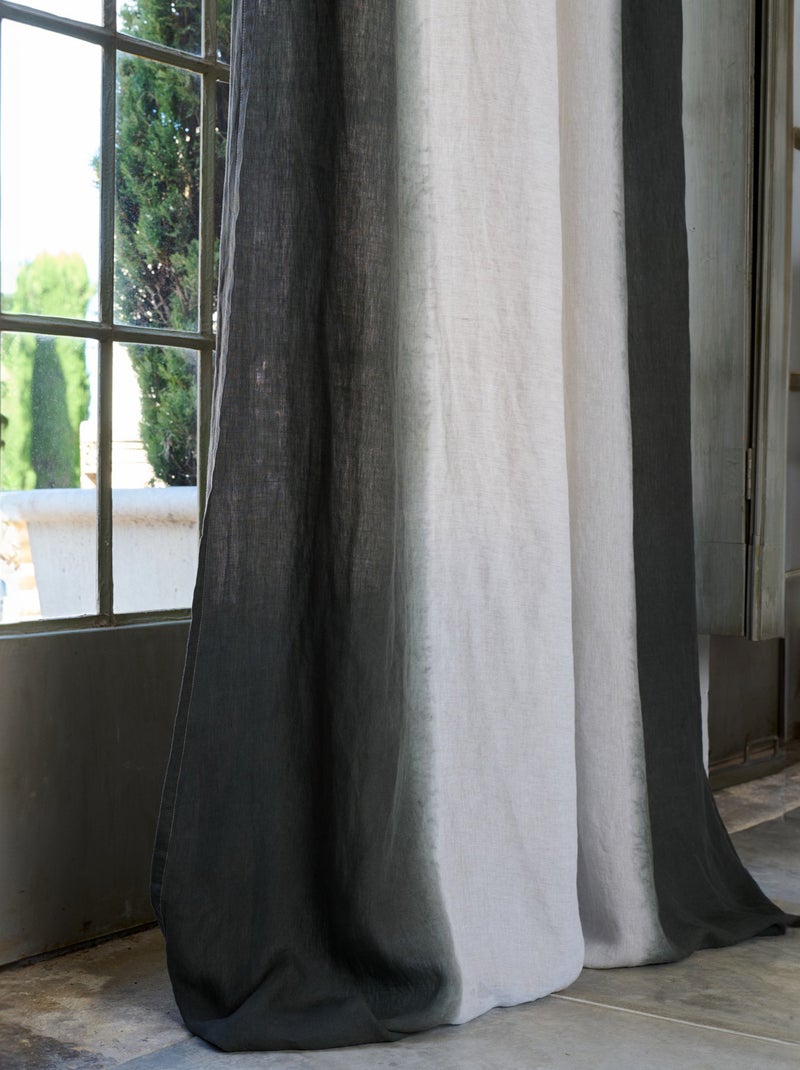 Rideau collection DEEPALI Noir mat - Kiabi