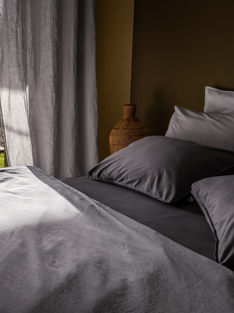Rideau collection OPERA DECO gris anthracite - Kiabi