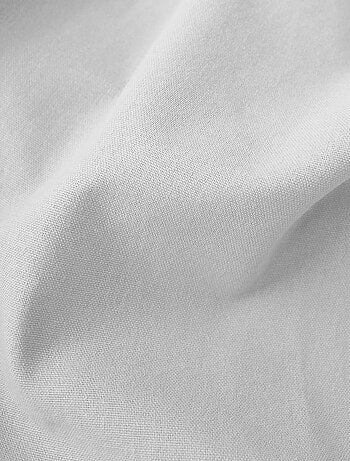 Rideau coloré en pur coton 8 œillets