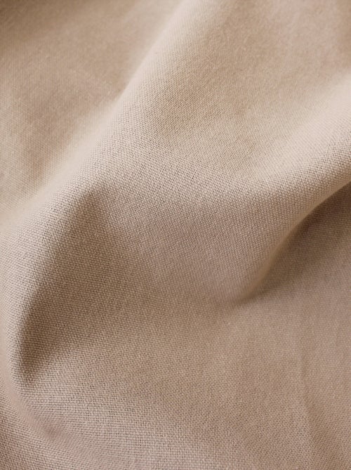 Rideau coloré en pur coton 8 œillets - Kiabi