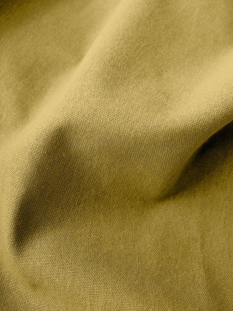 Rideau coloré en pur coton 8 œillets Bronze - Kiabi