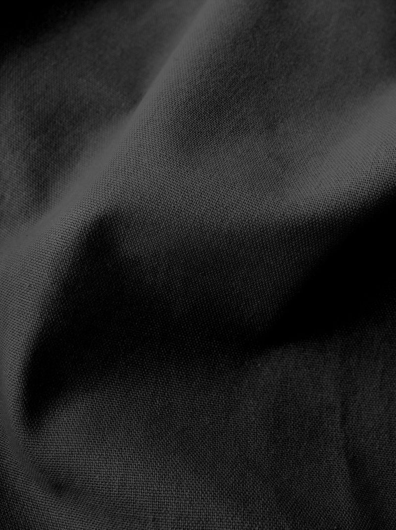 Rideau coloré en pur coton 8 œillets gris anthracite - Kiabi
