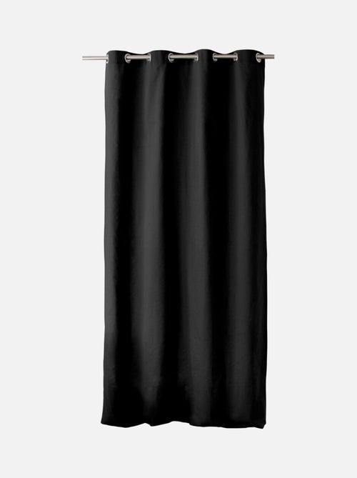 Rideau coloré en pur coton 8 œillets - Kiabi Rideau coloré en pur coton 8 œillets - Kiabi