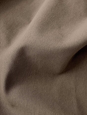 Rideau coloré en pur coton 8 œillets