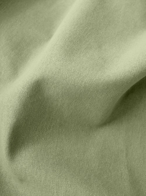 Rideau coloré en pur coton 8 œillets - Kiabi