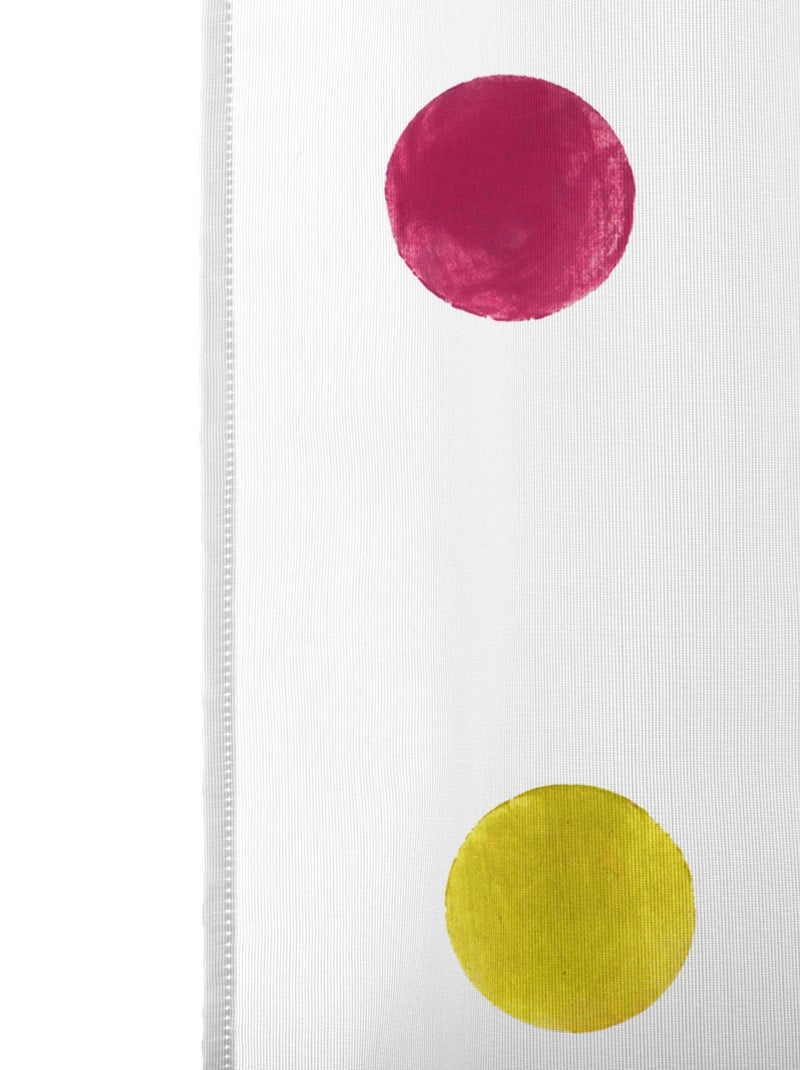 Rideau Confetti "Happyfriday" Blanc - Kiabi