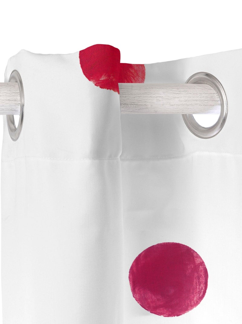 Rideau Confetti "Happyfriday" Blanc - Kiabi