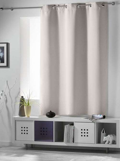 Rideau court obscurcissant 90 % adapté radiateur - Kiabi