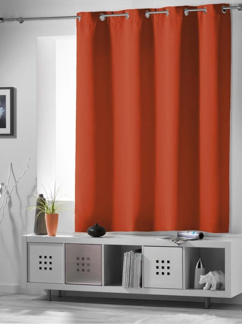 Rideau court obscurcissant 90 % adapté radiateur - Kiabi