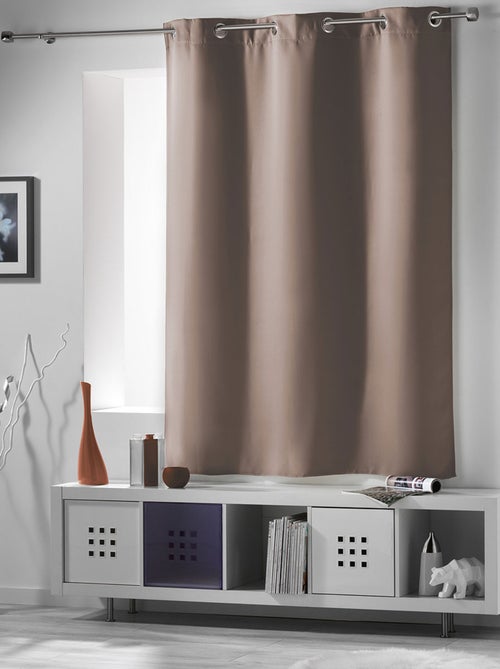 Rideau court obscurcissant 90 % adapté radiateur - Kiabi