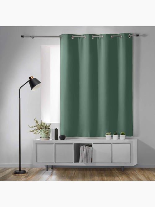 Rideau court obscurcissant 90 % adapté radiateur - Kiabi