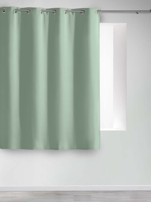 Rideau court obscurcissant 90 % adapté radiateur - Kiabi