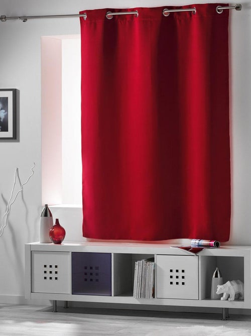 Rideau court occultant 90 % adapté radiateur - Kiabi