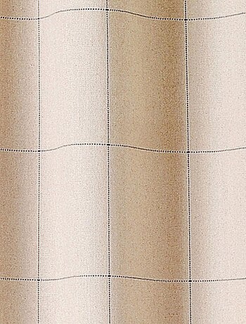 Rideau d'Ameublement à Grands Carreaux