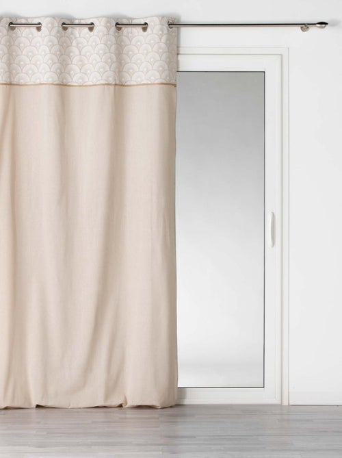 Rideau d'ameublement à parement imprimé - Kiabi