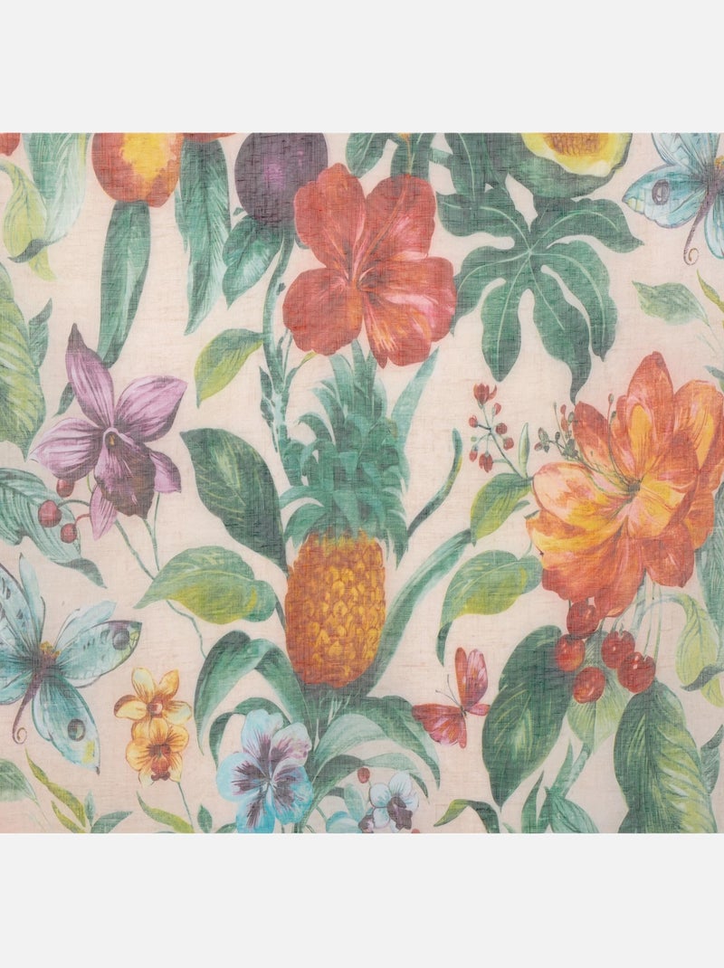 Rideau d'ameublement Ananas Multicolore - Kiabi