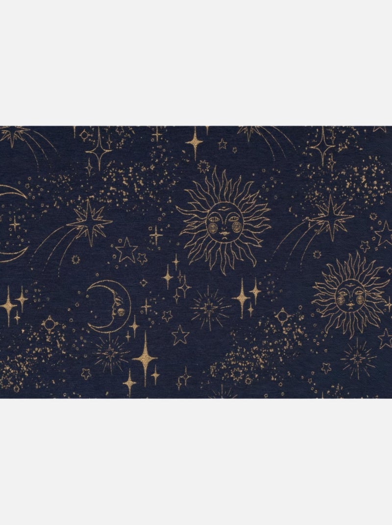 Rideau d'ameublement "Astro" Bleu marine - Kiabi