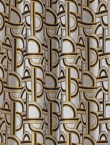 Rideau d'ameublement au style de l'Orient Express