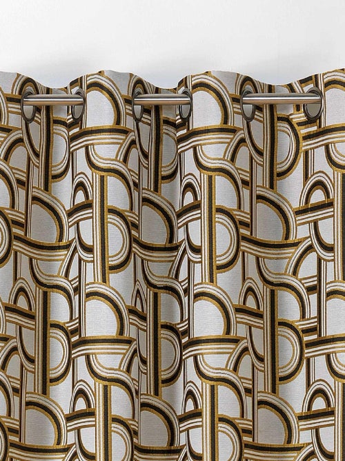 Rideau d'ameublement au style de l'Orient Express - Kiabi