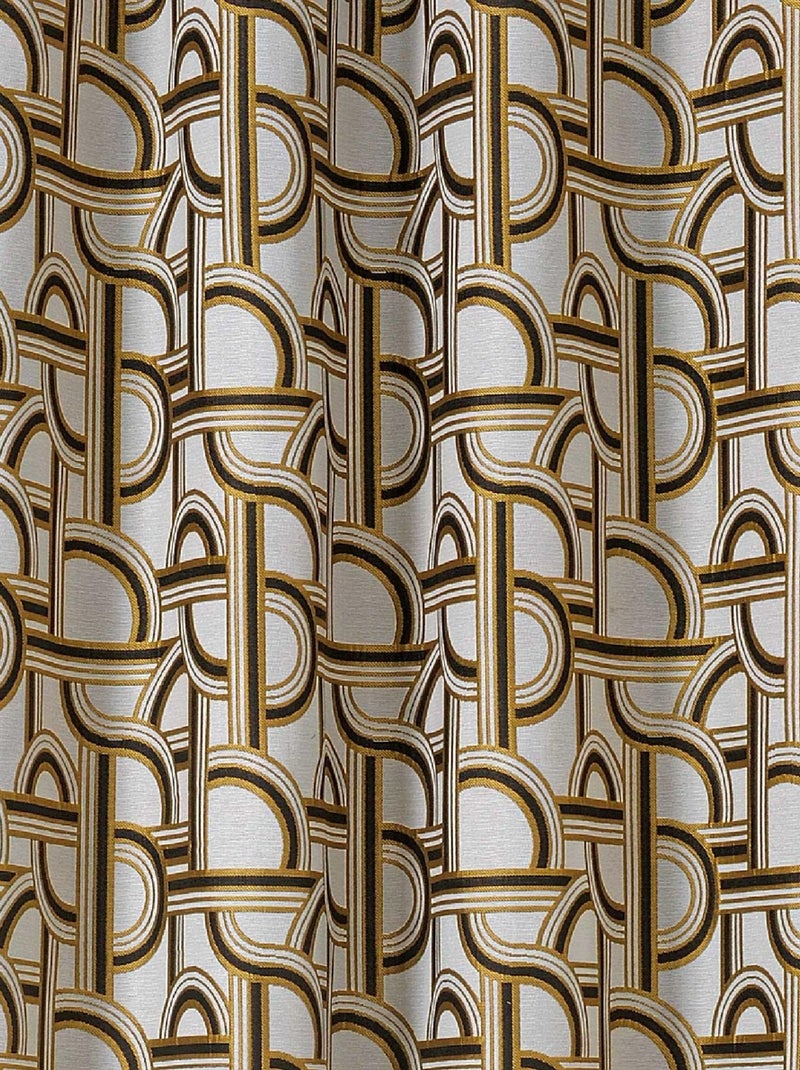 Rideau d'ameublement au style de l'Orient Express Noir - Kiabi