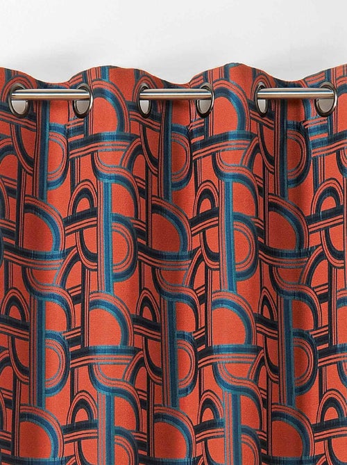 Rideau d'ameublement au style de l'Orient Express - Kiabi