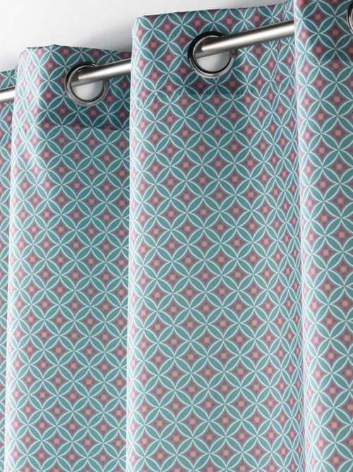 Rideau d'ameublement au style géométrique - Kiabi