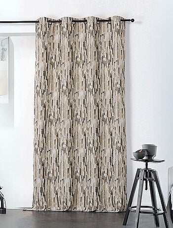 Rideau d'ameublement aux impressions abstraites