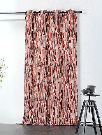 Rideau d'ameublement aux impressions abstraites