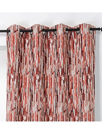 Rideau d'ameublement aux impressions abstraites