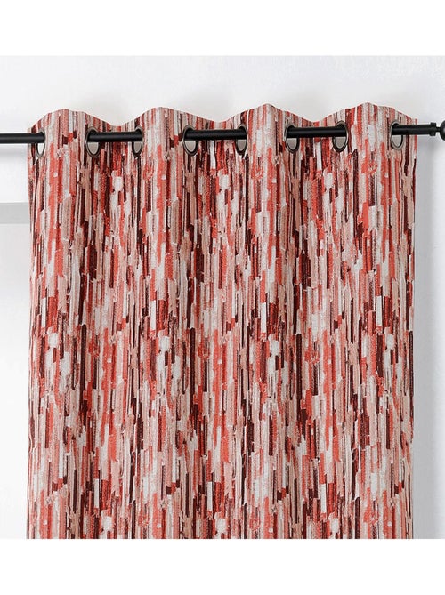 Rideau d'ameublement aux impressions abstraites - Kiabi