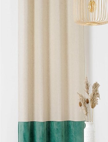 Rideau d'ameublement "Duo lin