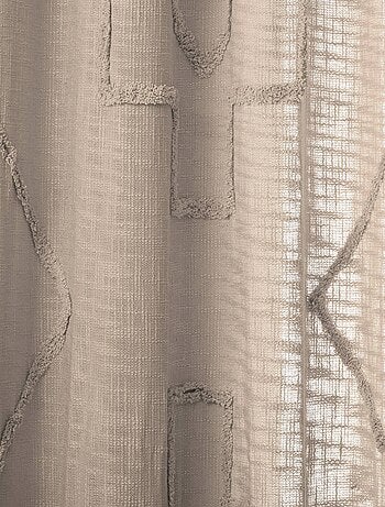 Rideau d'ameublement en coton tufté