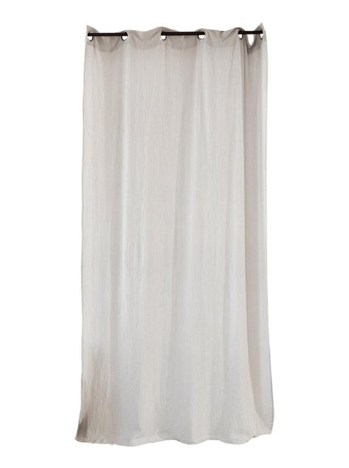 Rideau d'ameublement en gaze de coton - Kiabi