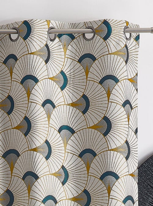 Rideau d'ameublement en jacquard - Kiabi