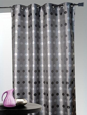 Rideau d'ameublement en jacquard pois bimbo