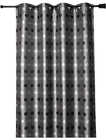 Rideau d'ameublement en jacquard pois bimbo