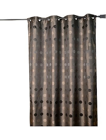 Rideau d'ameublement en jacquard pois bimbo
