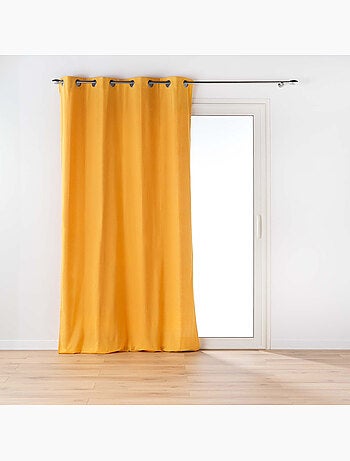 Rideau en poly-coton recyclé